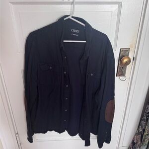 Chaps Blue and Brown Lightweight Shirt Jacket